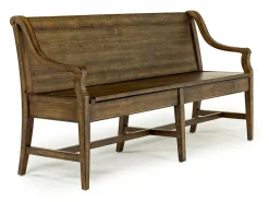 Mor Furniture Bay Creek Bench W/ Storage In Light Gray