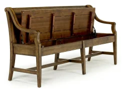 Mor Furniture Bay Creek Bench W/ Storage In Light Gray
