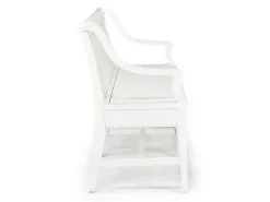 Mor Furniture Bay Creek Bench W/ Storage In Light Gray