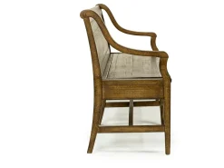Mor Furniture Bay Creek Bench W/ Storage In Light Gray