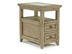 Mor Furniture Bay Creek Chairside Table In Graphite