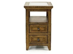 Mor Furniture Bay Creek Chairside Table In Graphite
