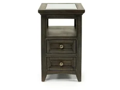 Mor Furniture Bay Creek Chairside Table In Graphite