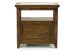 Mor Furniture Bay Creek Chairside Table In Graphite