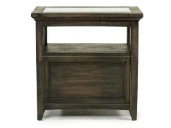 Mor Furniture Bay Creek Chairside Table In Graphite