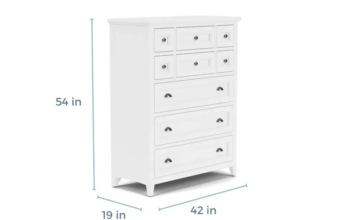Mor Furniture Bay Creek Chest In Light Gray