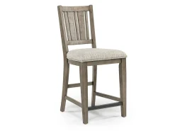 Mor Furniture Bay Creek Counter Height Stool In Graphite, V-Back