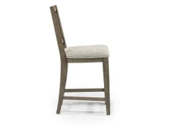 Mor Furniture Bay Creek Counter Height Stool In Graphite, V-Back