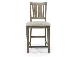 Mor Furniture Bay Creek Counter Height Stool In Graphite, V-Back