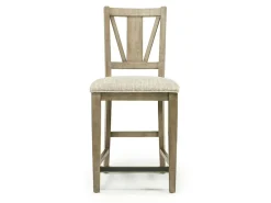 Mor Furniture Bay Creek Counter Height Extendable Dining Table & 4 Stools In Graphite