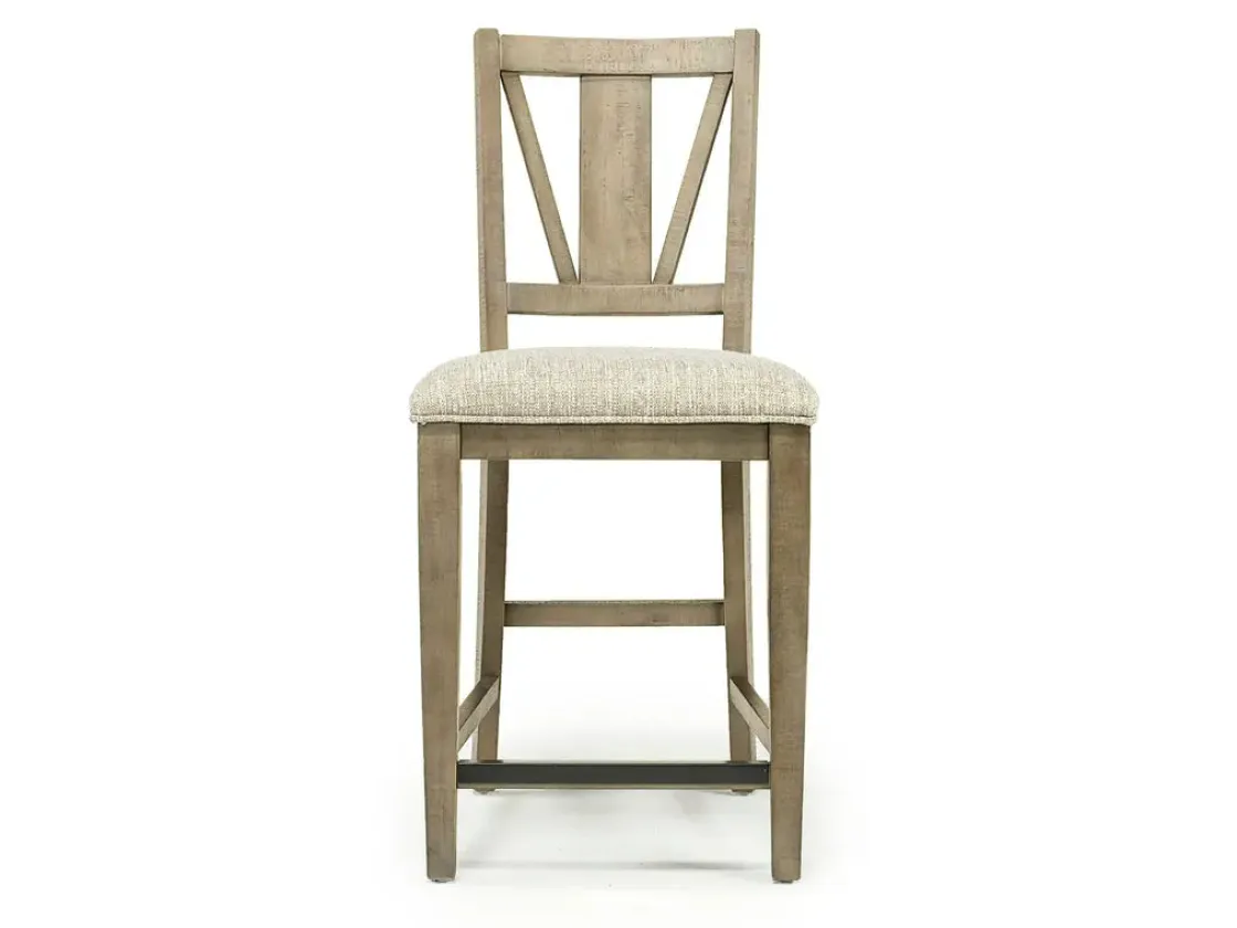 Mor Furniture Bay Creek Counter Height Extendable Dining Table & 4 Stools In Graphite
