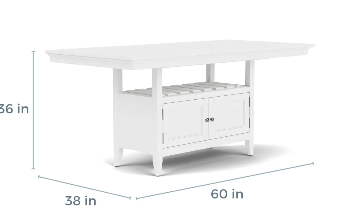 Mor Furniture Bay Creek Counter Height Extendable Dining Table & 4 Stools In Graphite