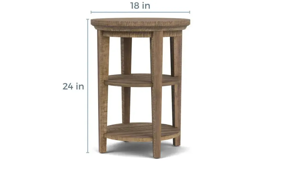 Mor Furniture Bay Creek End Table In Graphite, Rectangle