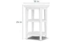 Mor Furniture Bay Creek End Table In Graphite, Rectangle