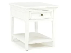 Mor Furniture Bay Creek End Table In Graphite, Rectangle