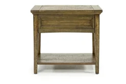 Mor Furniture Bay Creek End Table In Graphite, Rectangle