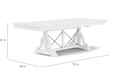 Mor Furniture Bay Creek Extendable Dining Table & 4 Upholstered V-Back Chairs In Toasted Nutmeg