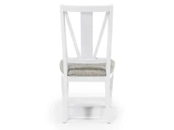 Mor Furniture Bay Creek Extendable Dining Table & 4 Upholstered V-Back Chairs In Toasted Nutmeg