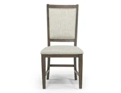 Mor Furniture Bay Creek Extendable Dining Table & 6 V-Back Chairs In Toasted Nutmeg