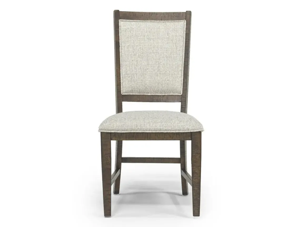 Mor Furniture Bay Creek Extendable Dining Table & 6 V-Back Chairs In Toasted Nutmeg