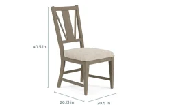 Mor Furniture Bay Creek Extendable Dining Table, 4 V-Back Chairs & High Back Bench In Graphite