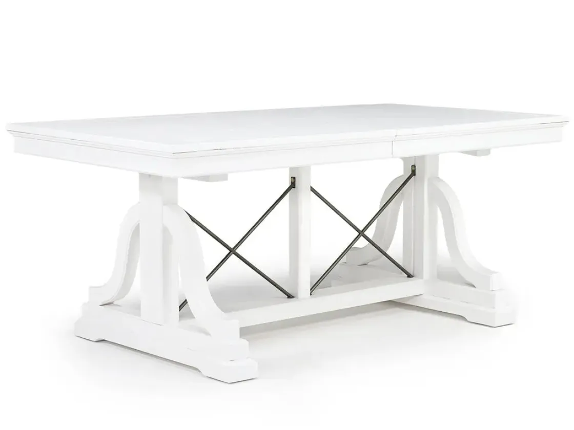 Mor Furniture Bay Creek Extendable Dining Table, 4 V-Back Chairs & High Back Bench In Graphite