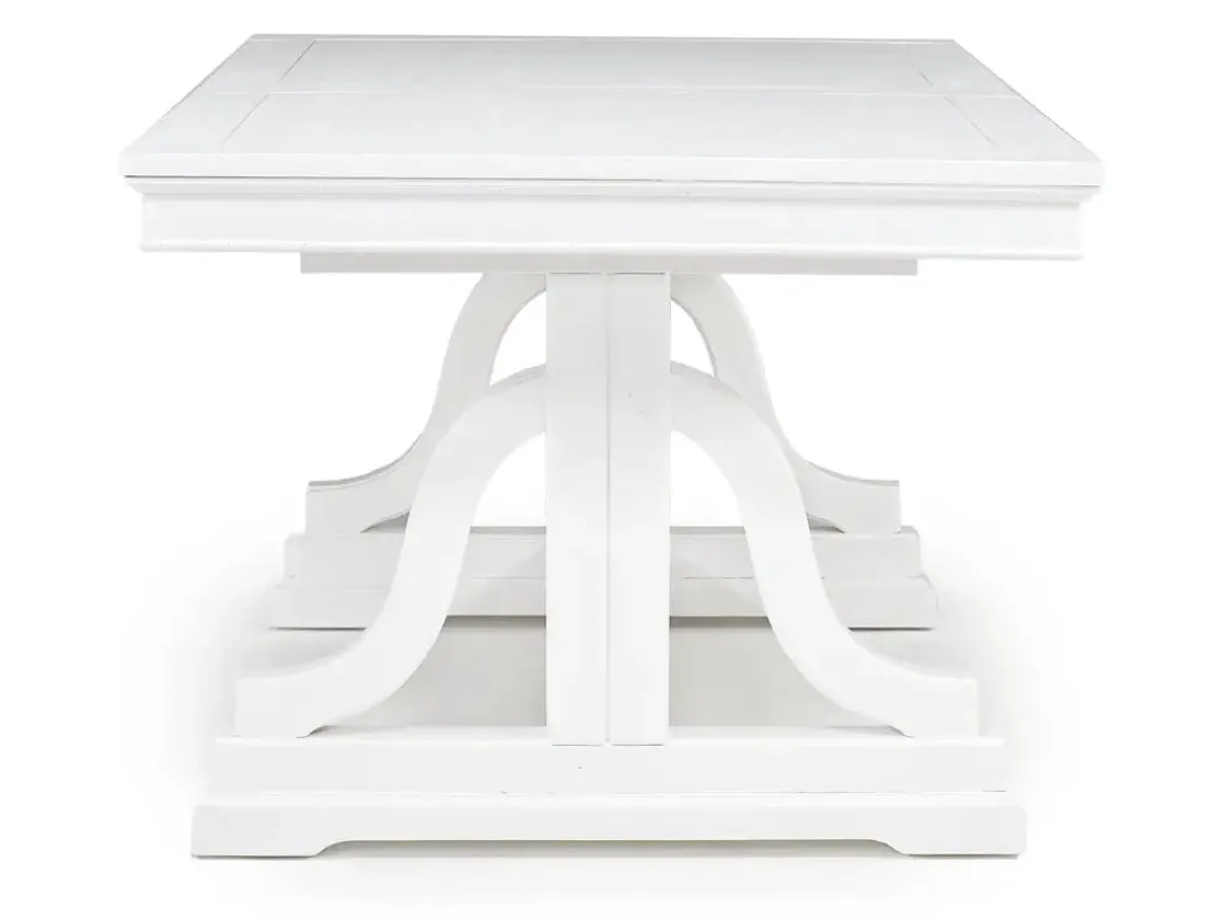 Mor Furniture Bay Creek Extendable Dining Table, 4 V-Back Chairs & High Back Bench In Graphite