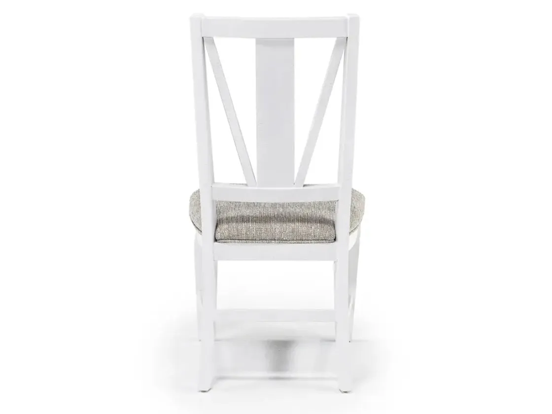 Mor Furniture Bay Creek Extendable Dining Table, 4 V-Back Chairs & High Back Bench In Graphite