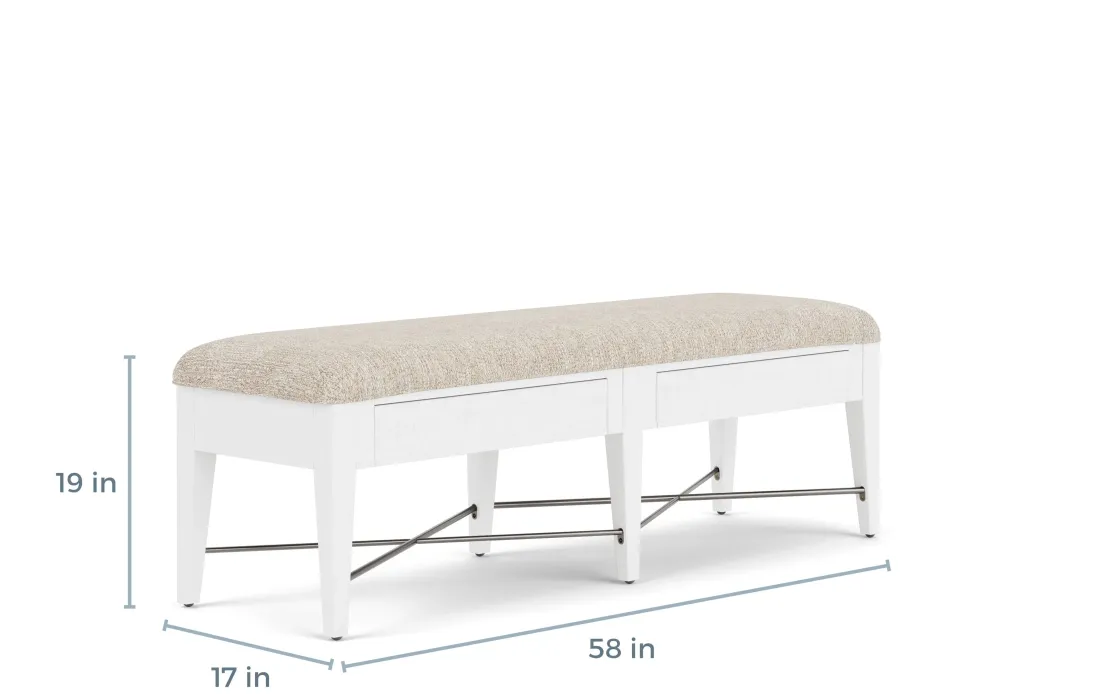 Mor Furniture Bay Creek Extendable Dining Table, 4 V-Back Chairs & High Back Bench In Graphite