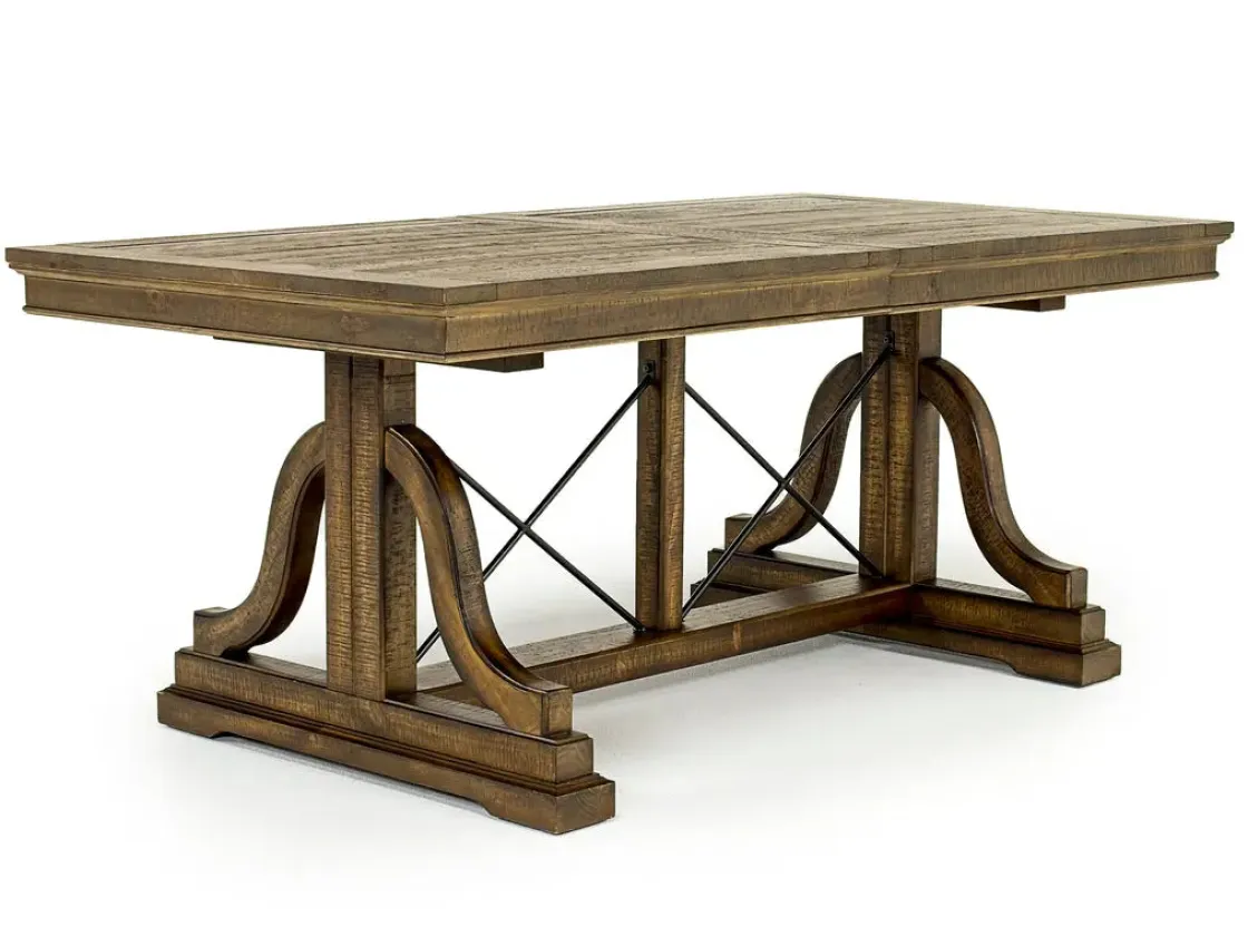 Mor Furniture Bay Creek Extendable Dining Table, 4 V-Back Chairs & High Back Bench In Graphite