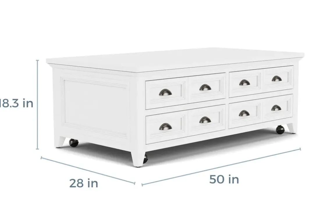 Mor Furniture Bay Creek Lift Top Coffee Table In Nutmeg