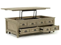 Mor Furniture Bay Creek Lift Top Coffee Table In Nutmeg