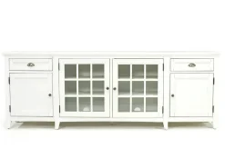 Mor Furniture Bay Creek Media Console In Nutmeg W/ Usb Charger, 70 Inch