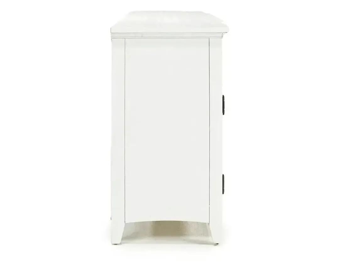 Mor Furniture Bay Creek Media Console In Nutmeg W/ Usb Charger, 70 Inch