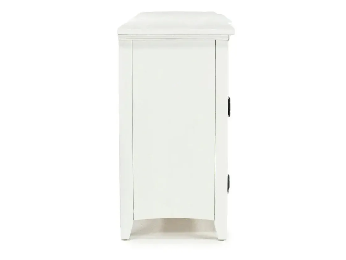 Mor Furniture Bay Creek Media Console In Nutmeg W/ Usb Charger, 70 Inch