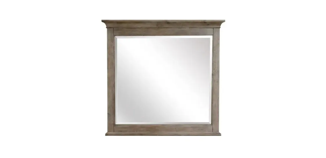 Mor Furniture Bay Creek Mirror In Light Gray