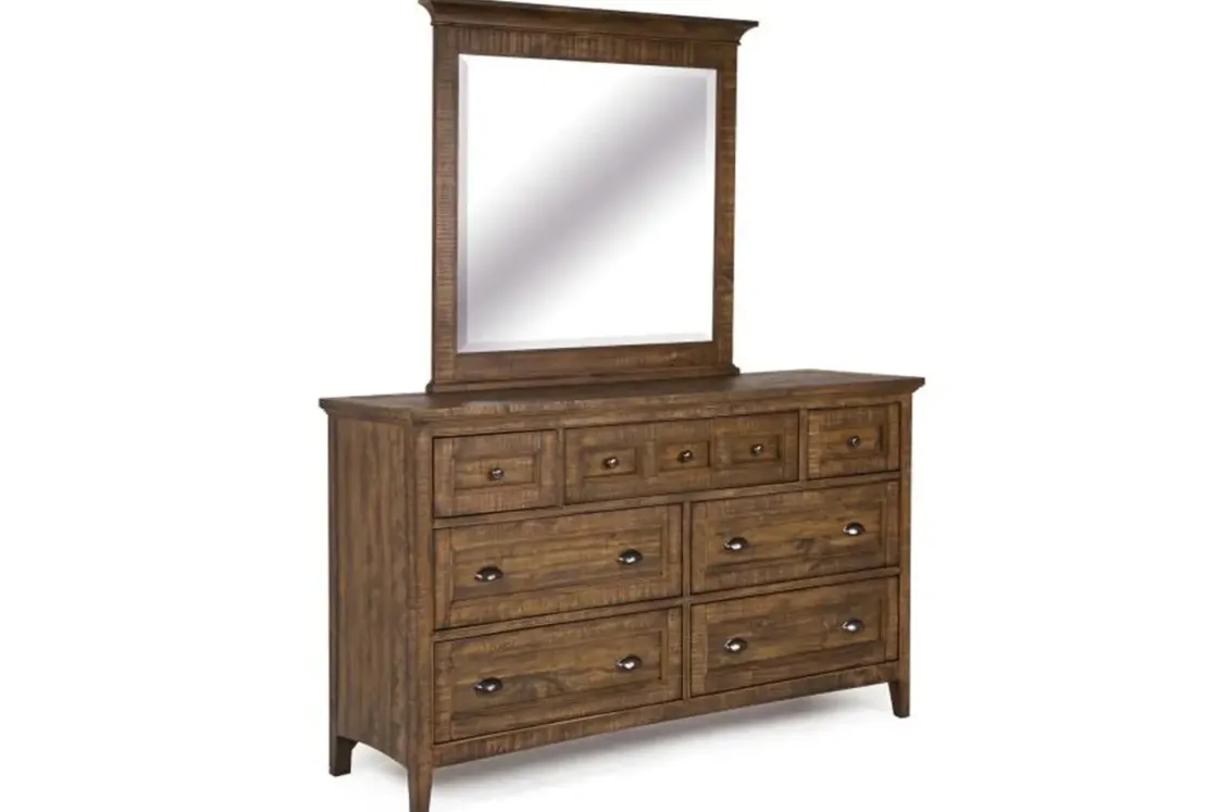 Mor Furniture Bay Creek Mirror In Light Gray