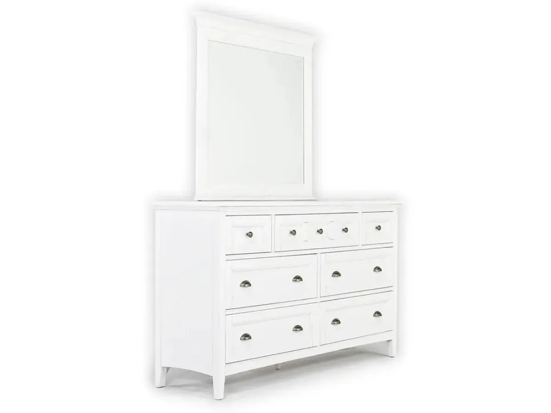 Mor Furniture Bay Creek Mirror In Light Gray