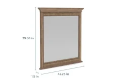 Mor Furniture Bay Creek Mirror In Light Gray
