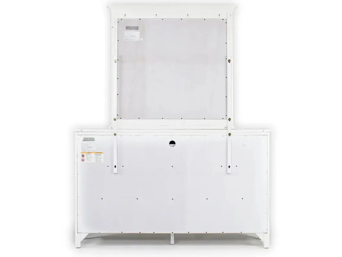 Mor Furniture Bay Creek Mirror In Light Gray