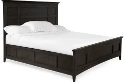 Mor Furniture Bay Creek Panel Bed In Light Gray, Queen