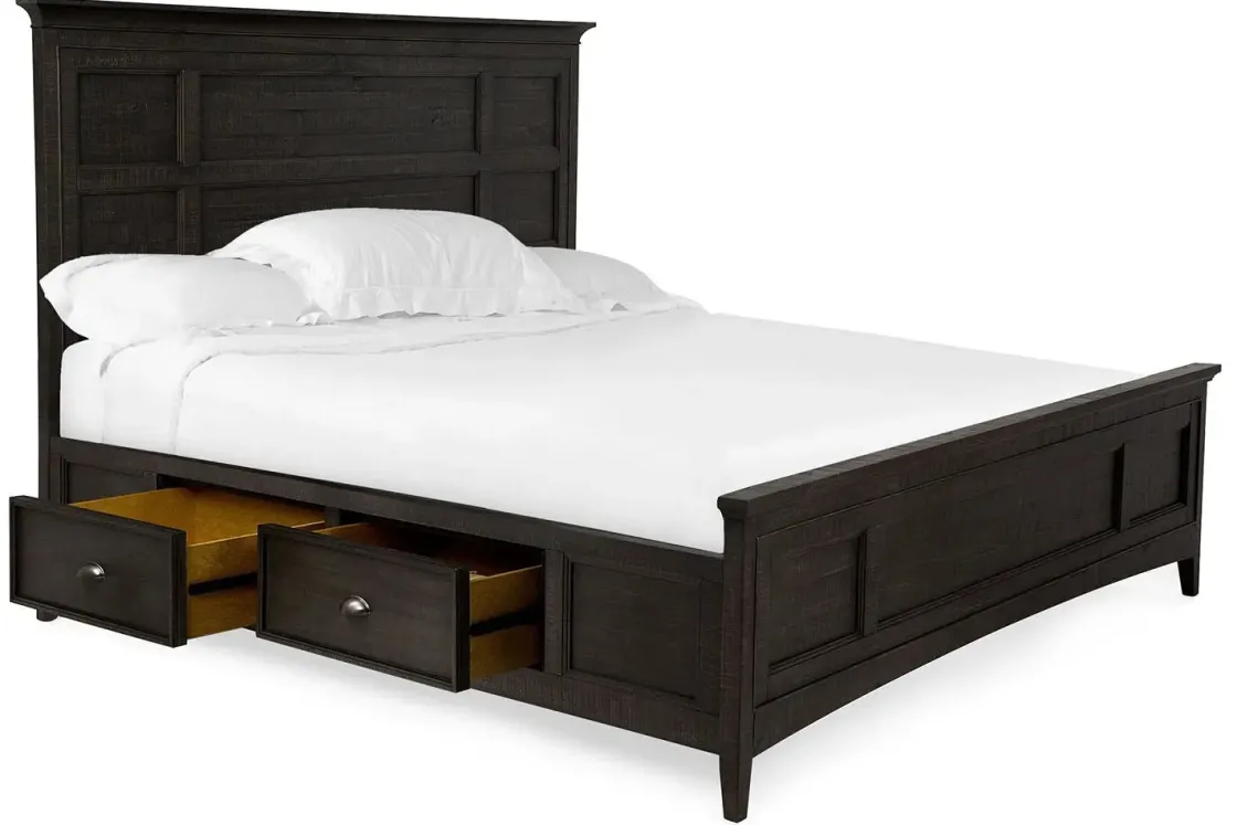 Mor Furniture Bay Creek Panel Bed In Light Gray, Queen