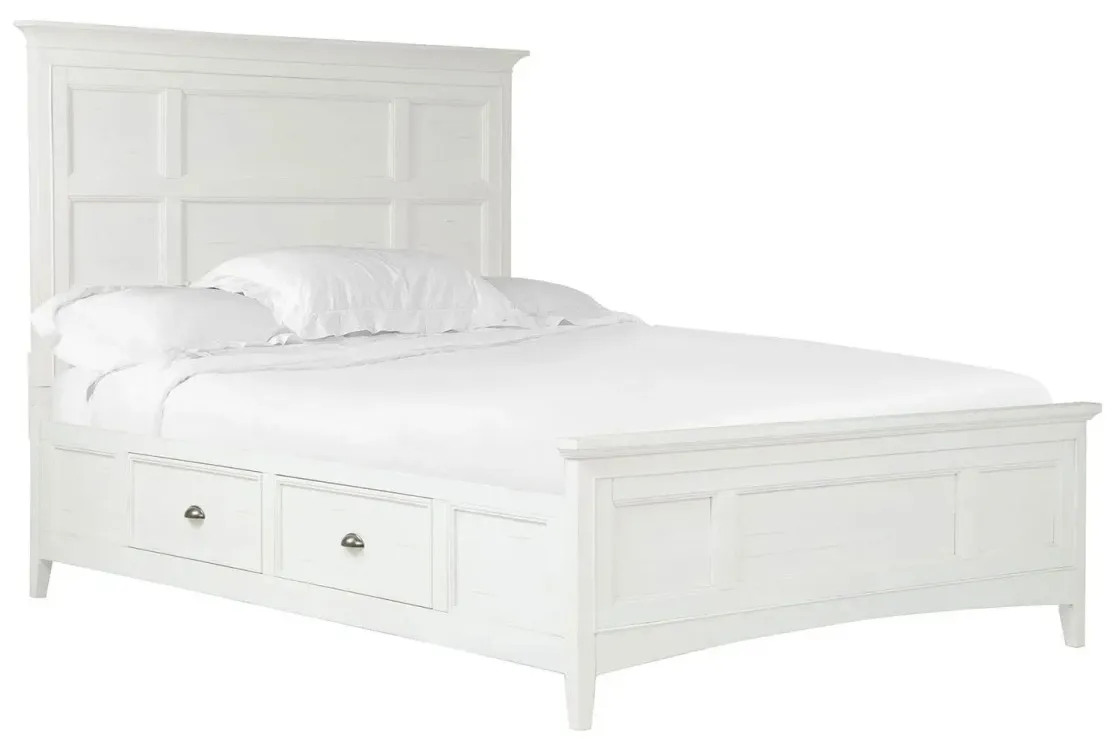 Mor Furniture Bay Creek Panel Bed In Light Gray, Queen