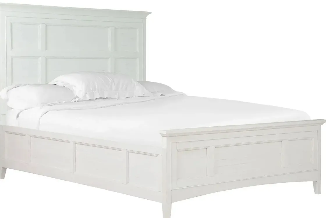 Mor Furniture Bay Creek Panel Bed In Light Gray, Queen