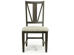 Mor Furniture Bay Creek Side Chair In Light Gray, V-Back