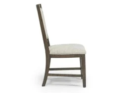 Mor Furniture Bay Creek Side Chair In Light Gray, V-Back
