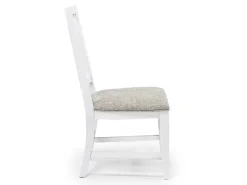 Mor Furniture Bay Creek Side Chair In Light Gray, V-Back