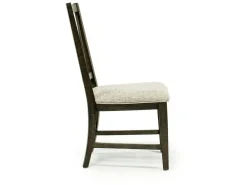 Mor Furniture Bay Creek Side Chair In Light Gray, V-Back