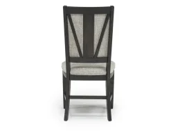 Mor Furniture Bay Creek Side Chair In Light Gray, V-Back
