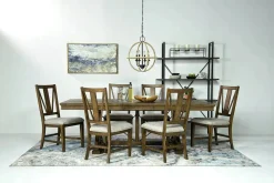 Mor Furniture Bay Creek Side Chair In Light Gray, V-Back